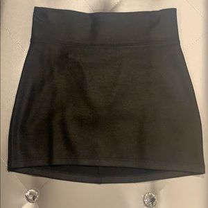 Bebe Faux Leather Super Mini Skirt